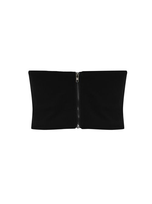 Top con rose Nero NO SECRETS | 251NS212LIQUIRIZIA